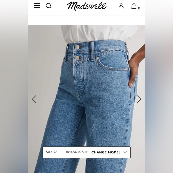 Madewell The Perfect Vintage Wide-Leg Jean in Harding Wash: Button-Fly Edition - Picture 3 of 4